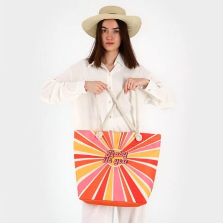 Bag Women's Beach Nazamok "Baby it`s You", 47*37*13.5 cm-6