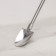 Spoon-pipe for a stainless steel cocktail “shovel”, length 21.5 cm, silver color