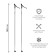 Parks of aluminum ski gekars vega, length 160 cm