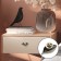 Handle button Cappio RK134 furniture, graphite-golden color