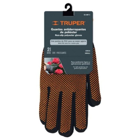 Polyester gloves, with PVC coating, universal, Truper-1