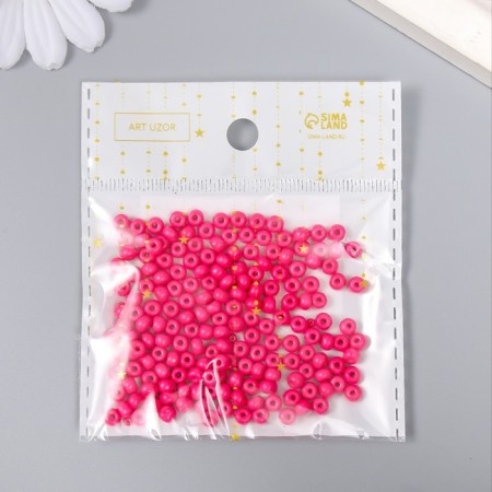 Glass beads 6/0 "puppet pink" 15 g-2