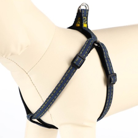 Shleka "Jeans", black lining, width 1 cm, Osh 25-40 cm, og 25-40 cm-1