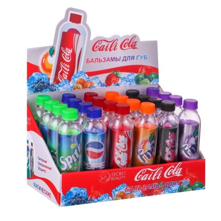 Lip balm "Soda drinks", mix