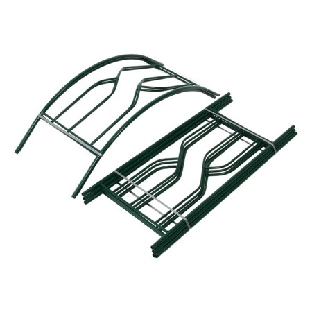 Sadovaya arch, collapsible, 250 × 120 × 30 cm, metal, green-2