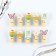 A set of clothespins for decorating the willow "with a bright Easter", 10 x 12 cm.