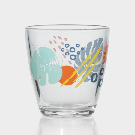 Low glass glass "Tropics", 250 ml, mix