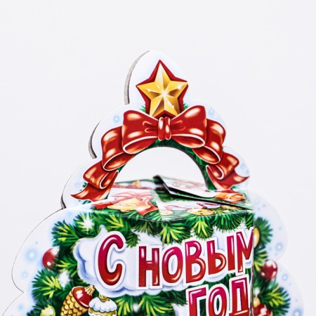 Gift box "Samovar", small Christmas tree 20 x 14 x 18 cm-2
