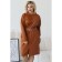 Women's dress, size 54, brown color