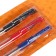 A set of gel pens, 3 colors: red, blue, black, 0.5 mm