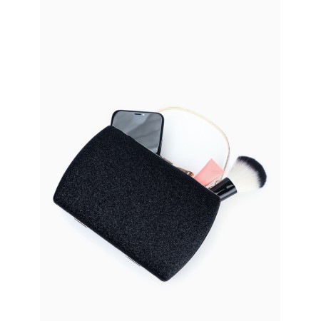 Female bag on farmar, black color-4
