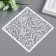 Stencil plastic "Budons of roses" 15x15 cm