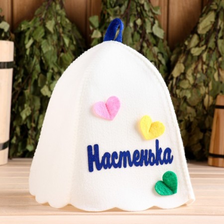 Bath cap with an application "Nastenka"-3