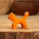Souvenir "Kotik", red, 3.5 × 4 × 5.5 cm, Kargopol toy, mix