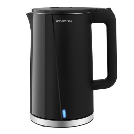 Electric kettle Maunfeld MGK-633BK, plastic, Metal flask, 1.7 l, 2200 watts, black