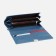 Women's wallet on magnets, blue color