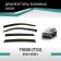 Defly window deflectors, for Chery Tiggo T11, 2013-2016