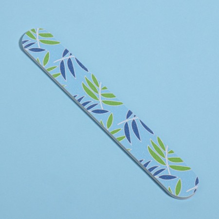 File - emery, abrasiveness 180/180, 15 cm, packing 20 pcs, drawing mix-1