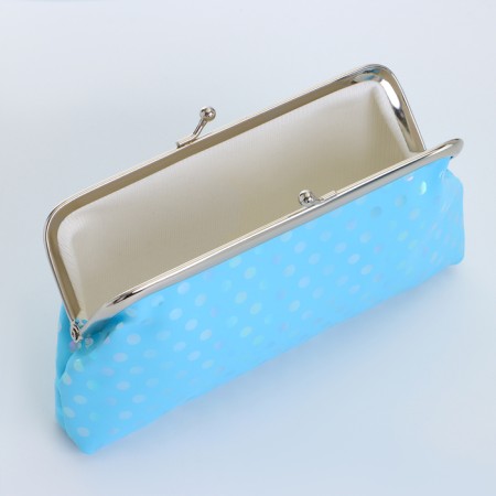 Cosmetic bag on the farmar, blue color-2