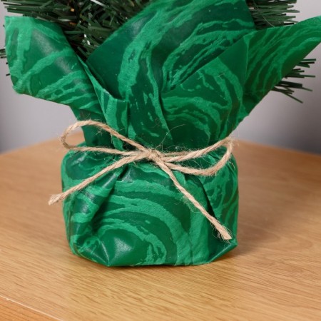 New Year's composition "Christmas" cones silver 20 cm-2