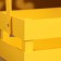 Wooden Kashpo 24.5 × 13.5 × 9 cm "Two Light", two -string, yellow Dam beautifully