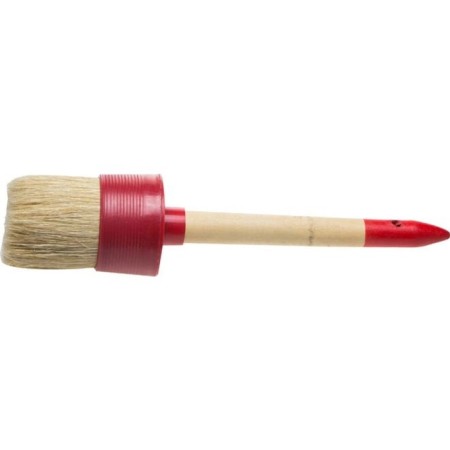 Round brush Stayer Universal 0141-70, natural bristles, wooden handle, 70 mm-1