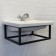 COMFORTY COMO 50 console, under the sink, the color is black muar