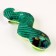 New Year's magnet soft "snake", green