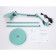 Floor lamp with a switch on the wire Ambrella Light, Floor, TR97649, E27, Green Color
