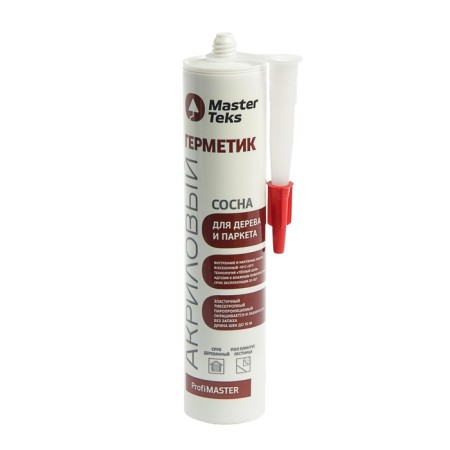 Sealant Masterteks Profmaster, for wood and parquet, acrylic, pine, 290 ml