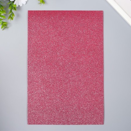 Foamiran glitter 4 Hobby 2 mm, central pink, 20x30 cm-2