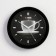 Wall clock, series: kitchen, "cup", smooth move, d = 24.5 cm