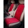 Alcantara capes, front 2 pcs., Reds