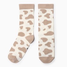 Women's socks, cappuccino color, size 23-25