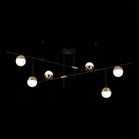 Ceiling Ceiling ST LUCE. SL1507.422.06. Albero. 6x5 watts, G9, 4000k, 163.5x20x75 cm, black color-1