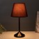 Eleanor desktop lamp 1x15W E27 black/purple 22x22x42cm Risalux