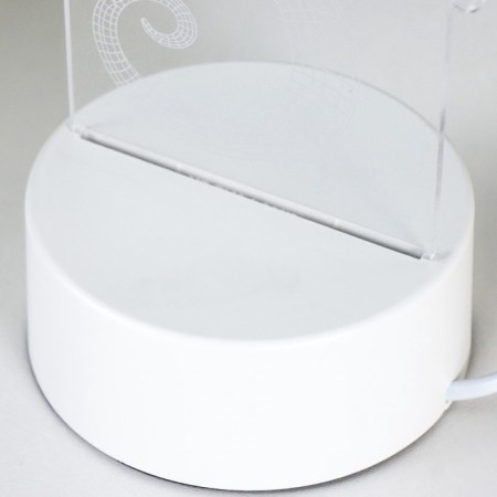Geckon lamp LED white 9x9.5x15 cm Risalux-8