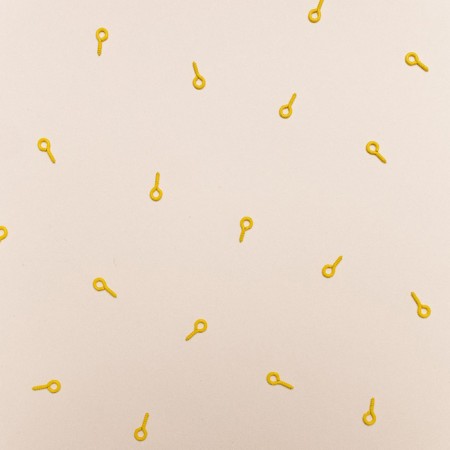 Holder for a screw pendant (set 50 pcs.) 0.8 × 0.3 × 0.1 cm, yellow color-1