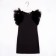 Elegant dress for children, black color, height 122 cm