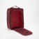 Cosmetic bag with lightning, burgundy color