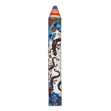 Figure eraser in the shape of a pencil 