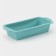 Silicone form for baking "Bread", 31.5 × 14 × 6.5 cm, turquoise color