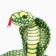 Soft toy "Cobra", 30 cm/200 cm, green color
