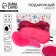 Flower Lover set, cosmetic bag, sleep mask and comb