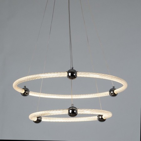 Suspended chandelier Arte Lamp Harley A2196SP-2CC, LED, 60 W, 70x70x120 cm, 6600 lm, remote control, chrome-3