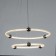 Suspended chandelier Arte Lamp Harley A2196SP-2CC, LED, 60 W, 70x70x120 cm, 6600 lm, remote control, chrome