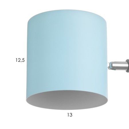 Bra "Svein" E27 40W blue 13x24x14 cm-5