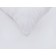 Relax pillow, size 50x72 cm, white color