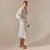 Wafel dressing gown Male SL Home: Basic "Blanc de Blanc", size XL, 100% cotton, 300 g/m2