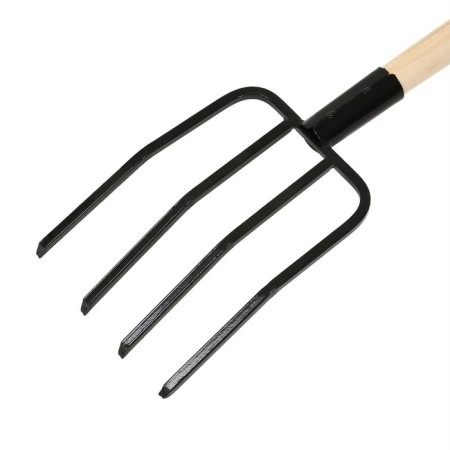 Villy garden-ogorodnaya, 4-role, wooden stalk-2